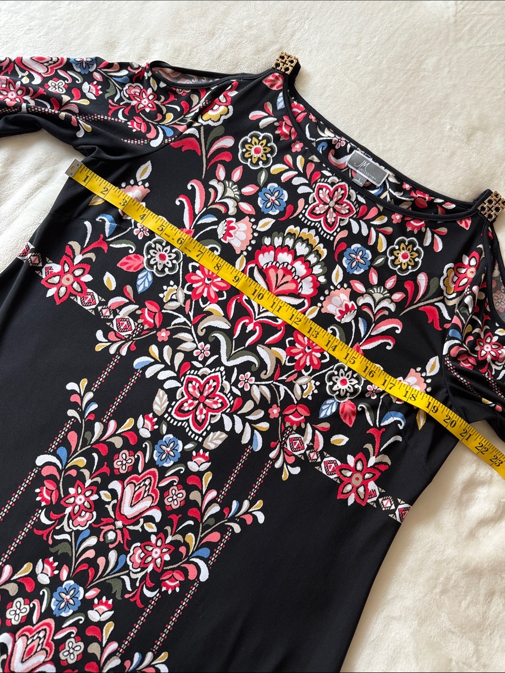 JM Collection Cold- shoulder Dress - Picture 11 of 12